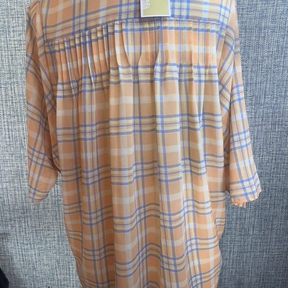 Plaid Sheer Blouse Michael Kors - Picture 6 of 7